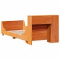 vidaXL Giroletto senza Materasso Marrone Cera 100x200 cm Legno di Pino vidaXL Giroletto senza Materasso Marrone Cera 100x200 cm Legno di Pino