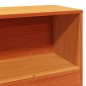vidaXL Giroletto senza Materasso Marrone Cera 100x200 cm Legno di Pino vidaXL Giroletto senza Materasso Marrone Cera 100x200 cm Legno di Pino