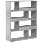 vidaXL Libreria Grigio Cemento 100x33x125,5 cm in Legno Multistrato vidaXL Libreria Grigio Cemento 100x33x125,5 cm in Legno Multistrato
