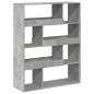 vidaXL Libreria Grigio Cemento 100x33x125,5 cm in Legno Multistrato vidaXL Libreria Grigio Cemento 100x33x125,5 cm in Legno Multistrato
