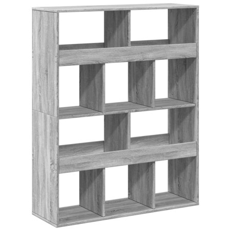 vidaXL Divisorio Stanza Grigio Sonoma 100x33x125,5 cm in Truciolato