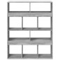 vidaXL Divisorio Stanza Grigio Sonoma 100x33x125,5 cm in Truciolato vidaXL Divisorio Stanza Grigio Sonoma 100x33x125,5 cm in Truciolato