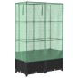 vidaXL Letto Rialzato con Copertura Serra Effetto Rattan 80x40x138 cm vidaXL Letto Rialzato con Copertura Serra Effetto Rattan 80x40x138 cm