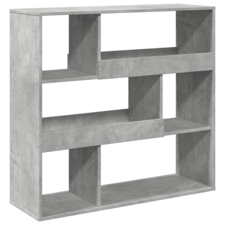 vidaXL Libreria Grigio Cemento 100x33x94,5 cm in Truciolato