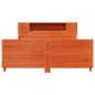 vidaXL Letto senza Materasso Marrone Cera 135x190 cm in Legno di Pino vidaXL Letto senza Materasso Marrone Cera 135x190 cm in Legno di Pino