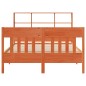 vidaXL Giroletto senza Materasso Marrone Cera 150x200 cm Legno di Pino vidaXL Giroletto senza Materasso Marrone Cera 150x200 cm Legno di Pino