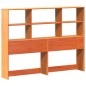 vidaXL Giroletto senza Materasso Marrone Cera 150x200 cm Legno di Pino vidaXL Giroletto senza Materasso Marrone Cera 150x200 cm Legno di Pino