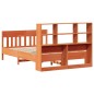 vidaXL Giroletto senza Materasso Marrone Cera 150x200 cm Legno di Pino vidaXL Giroletto senza Materasso Marrone Cera 150x200 cm Legno di Pino