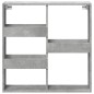 vidaXL Armadietto a Muro Grigio Cemento 80x15x80 cm Legno Multistrato vidaXL Armadietto a Muro Grigio Cemento 80x15x80 cm Legno Multistrato