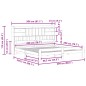 vidaXL Letto Libreria senza Materasso Bianco 200x200 cm Legno di Pino vidaXL Letto Libreria senza Materasso Bianco 200x200 cm Legno di Pino