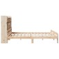 vidaXL Letto Libreria senza Materasso 180x200 cm in Legno di Pino vidaXL Letto Libreria senza Materasso 180x200 cm in Legno di Pino