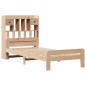 vidaXL Letto Libreria senza Materasso 90x190 cm Legno Massello Pino