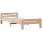 vidaXL Letto Libreria senza Materasso 90x190 cm Legno Massello Pino