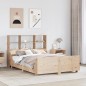 vidaXL Letto Libreria senza Materasso 120x200 cm Legno Massello vidaXL Letto Libreria senza Materasso 120x200 cm Legno Massello