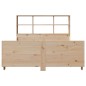 vidaXL Letto Libreria senza Materasso 120x200 cm Legno Massello vidaXL Letto Libreria senza Materasso 120x200 cm Legno Massello