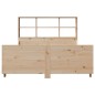 vidaXL Letto Libreria senza Materasso 135x190 cm in Legno Massello vidaXL Letto Libreria senza Materasso 135x190 cm in Legno Massello