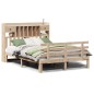 vidaXL Letto Libreria senza Materasso 140x200 cm in Legno di Pino