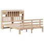 vidaXL Letto Libreria senza Materasso 140x200 cm in Legno di Pino