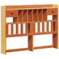 vidaXL Letto Libreria senza Materasso Marrone Cera 140x190 cm in Pino vidaXL Letto Libreria senza Materasso Marrone Cera 140x190 cm in Pino