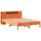 vidaXL Letto Libreria senza Materasso Marrone Cera 140x200 cm in Pino vidaXL Letto Libreria senza Materasso Marrone Cera 140x200 cm in Pino