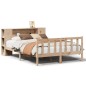 vidaXL Letto Libreria senza Materasso 150x200 cm in Legno di Pino