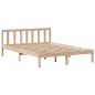 vidaXL Letto Libreria senza Materasso 150x200 cm in Legno di Pino