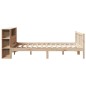 vidaXL Letto Libreria senza Materasso 150x200 cm in Legno di Pino
