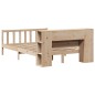 vidaXL Letto Libreria senza Materasso 150x200 cm in Legno di Pino