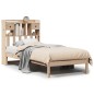 vidaXL Letto Libreria senza Materasso 90x190 cm Legno Massello Pino vidaXL Letto Libreria senza Materasso 90x190 cm Legno Massello Pino