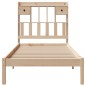 vidaXL Letto Libreria senza Materasso 90x190 cm Legno Massello Pino vidaXL Letto Libreria senza Materasso 90x190 cm Legno Massello Pino