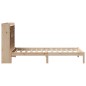 vidaXL Letto Libreria senza Materasso 90x190 cm Legno Massello Pino vidaXL Letto Libreria senza Materasso 90x190 cm Legno Massello Pino