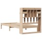 vidaXL Letto Libreria senza Materasso 90x190 cm Legno Massello Pino vidaXL Letto Libreria senza Materasso 90x190 cm Legno Massello Pino