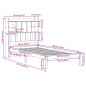 vidaXL Letto Libreria senza Materasso 90x190 cm Legno Massello Pino vidaXL Letto Libreria senza Materasso 90x190 cm Legno Massello Pino
