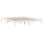 vidaXL Giroletto con Libreria senza Materasso 180x200 cm in Legno Pino