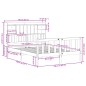 vidaXL Letto Libreria senza Materasso Bianco 140x190 cm Legno di Pino