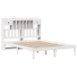 vidaXL Letto Libreria senza Materasso Bianco 160x200 cm Legno di Pino vidaXL Letto Libreria senza Materasso Bianco 160x200 cm Legno di Pino