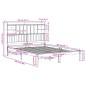 vidaXL Letto Libreria senza Materasso Bianco 160x200 cm Legno di Pino vidaXL Letto Libreria senza Materasso Bianco 160x200 cm Legno di Pino