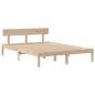 vidaXL Letto Libreria senza Materasso 140x190 cm in Legno di Pino vidaXL Letto Libreria senza Materasso 140x190 cm in Legno di Pino