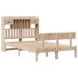 vidaXL Letto Libreria senza Materasso 120x200cm Legno Massello di Pino vidaXL Letto Libreria senza Materasso 120x200cm Legno Massello di Pino