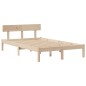 vidaXL Letto Libreria senza Materasso 120x200cm Legno Massello di Pino vidaXL Letto Libreria senza Materasso 120x200cm Legno Massello di Pino