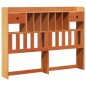 vidaXL Letto Libreria senza Materasso Marrone Cera 160x200 cm in Pino vidaXL Letto Libreria senza Materasso Marrone Cera 160x200 cm in Pino