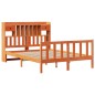 vidaXL Letto Libreria senza Materasso Marrone Cera 150x200 cm in Pino vidaXL Letto Libreria senza Materasso Marrone Cera 150x200 cm in Pino