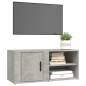 Mobili TV 2 pz Grigio Cemento 80x31,5x36 cm Legno Multistrato Mobili TV 2 pz Grigio Cemento 80x31,5x36 cm Legno Multistrato