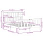 vidaXL Letto Libreria senza Materasso Marrone Cera 150x200 cm in Pino vidaXL Letto Libreria senza Materasso Marrone Cera 150x200 cm in Pino