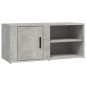 Mobili TV 2 pz Grigio Cemento 80x31,5x36 cm Legno Multistrato Mobili TV 2 pz Grigio Cemento 80x31,5x36 cm Legno Multistrato