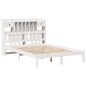 vidaXL Letto Libreria senza Materasso Bianco 140x200 cm Legno di Pino vidaXL Letto Libreria senza Materasso Bianco 140x200 cm Legno di Pino