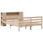 vidaXL Letto Libreria senza Materasso 135x190 cm in Legno di Pino vidaXL Letto Libreria senza Materasso 135x190 cm in Legno di Pino