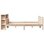 vidaXL Letto Libreria senza Materasso 150x200 cm in Legno di Pino vidaXL Letto Libreria senza Materasso 150x200 cm in Legno di Pino