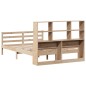 vidaXL Letto Libreria senza Materasso 150x200 cm in Legno di Pino