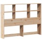 vidaXL Letto Libreria senza Materasso 150x200 cm in Legno di Pino